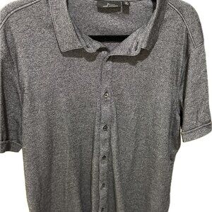 Mark Anthony Comy Chemo Shirt, Gray, Size XXL